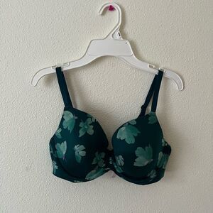 Auden Womens Floral Full Coverage T-Shirt Bra 36C